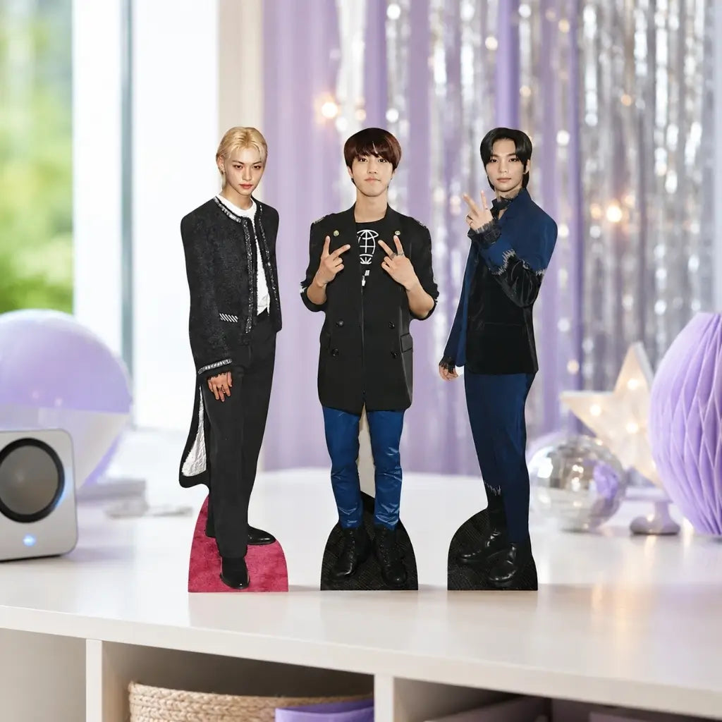 Stray Kids Felix Han and Hyunjin 3 pack mini cardboard cutouts 31cm