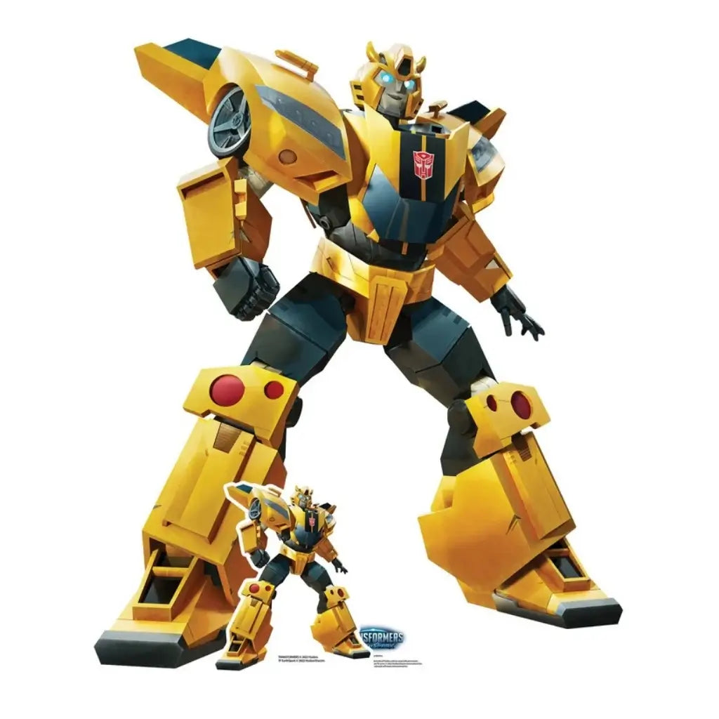 Bumblebee Transformers cardboard cutout 113cm high