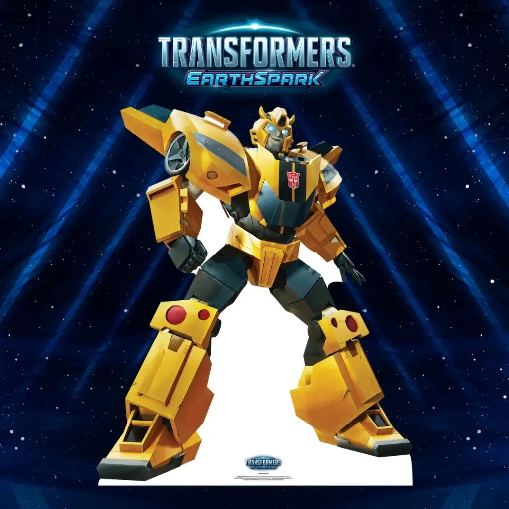 Bumblebee Transformers Cardboard Cutout 113cm with Free Mini