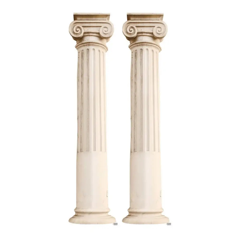 Two Roman Pillars Cardboard Cutout Props