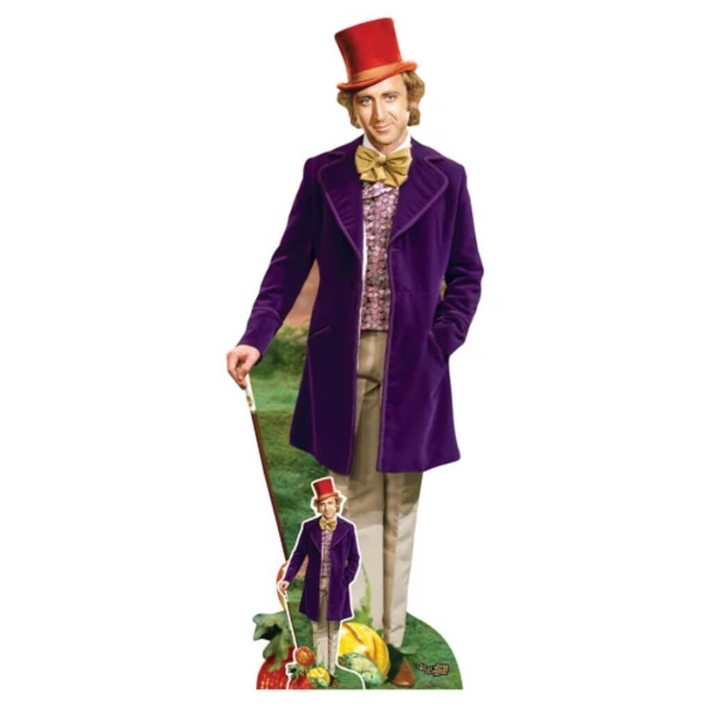 Willy Wonka Gene Wilder lifesize cardboard cutout 193cm