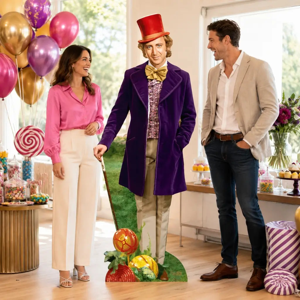 Willy Wonka Gene Wilder lifesize cardboard cutout 193cm
